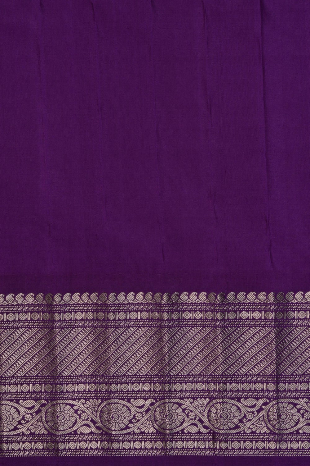 Image of Gadwal Silk Peach Saree